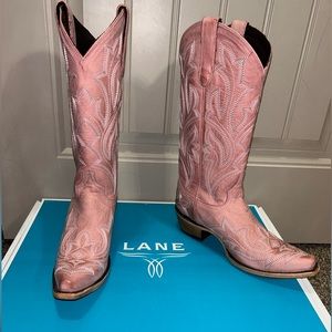 Lane brand boots. Color: light pink. Size: 6 1/2.
